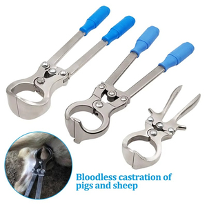 Élastiseur réutilisable en acier inoxydable 304 pour la castration des moutons et des chèvres, instrument vétérinaire sans sang avec pinces à anneaux de castration - Product Image 5