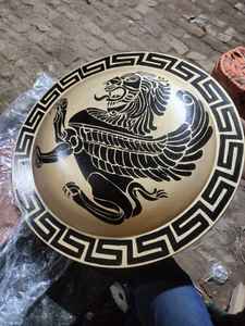 Bouclier en bois lourd de meilleure qualité Bouclier de couteaux Viking professionnels ronds médiévaux sur mesure Taille personnalisée - Product Image 4