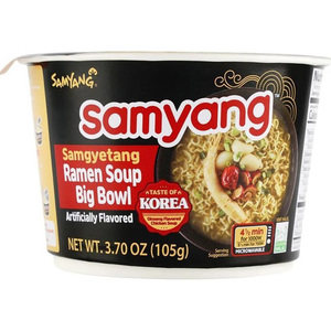 Para SAMYANG Big Bowl Samgyetang Ramen 3,70 oz Sopa de fideos instantáneos Procesamiento frito Empaquetado y entregado a granel - Product Image 5