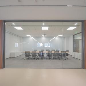 Système <span class=keywords><strong>de</strong></span> cloisons en verre pour bureau et atelier, innovant et écologique, à double vitrage, isolation acoustique élevée, panneaux modulaires flexibles - Product Image 2