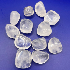 Quartz clair naturel poli pierres dégringolées amour Feng Shui cristaux de guérison énergie méditation maison - Product Image 1