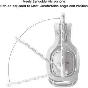 Para Logitech <span class=keywords><strong>Astro</strong></span> <span class=keywords><strong>A40</strong></span> Auriculares para juegos Micrófono Reemplazo Estilo con cable para una comunicación óptima por cable - Product Image 5