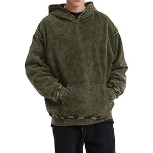 Logo personnalisé pour femmes sweats à capuche délavés à l'acide avec col à capuche manches longues surdimensionné pour la vente d'hiver nouveau Design OEM Service sweat à capuche - Product Image 5