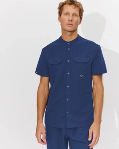 ชุดผ้าทอเอวยางยืดชุดยูนิฟอร์มโรงพยาบาลชุดสครับทางการแพทย์ดีไซน์100% ตามสั่ง - Product Image 3