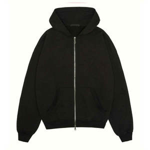 Vente en gros de sweats à capuche délavés à l'acide avec fermeture éclair pour hommes sweats décontractés pour hommes vêtements d'hiver pour hommes vêtements de rue - Product Image 3