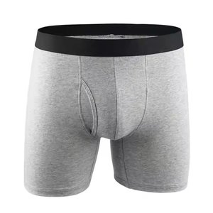 Wholesale Price Factory Direct Supplier Men's Underwear <b>Boxers</b> Breathable Cotton/bamboo Fiber Eco-friendly <b>Custom</b> Logo High - Product Image 6