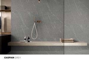 Azulejos de porcelana resistente al agua con aspecto de hormigón, acabado mate Caspio gris, azulejos de 600x1200mm de calidad superior para Interior Exterior - Product Image 3