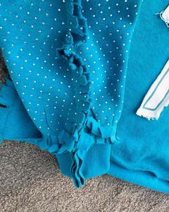 Pakistan Manufacturer Top Trending <b>Women</b> Distressed High Quality Breathable 100% Cotton <b>Fleece</b> Customized Hoodies New Arrival - Product Image 3