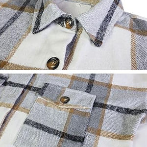 Abrigo de invierno para mujer, chaqueta de manga larga con solapa y doble botonadura, abrigo largo, nueva ropa de abrigo informal holgada y cálida 2025 - Product Image 5