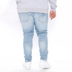 <b>Men's</b> Lightweight Pants & <b>Trousers</b> Wholesale <b>Summer</b> Thin <b>Men's</b> Biker Denim Jeans <b>Men's</b> Straight Leg Slim Stretch Business Casual - Product Image 6