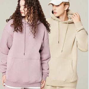 Sweat à capuche court personnalisé en polyester/coton pour homme, coupe décontractée, épaules tombantes, broderie épaisse, polaire, motif uni, séchage rapide, collection automne - Product Image 5