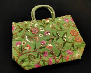 Lo último indio hecho a mano elegante bordado hermoso elefante bolsa Potlis bolsas de joyería bolsas con cordón bolsos para regalos - Product Image 4