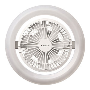 Precios espléndidos Excelente calidad 2700K Interior LED Ventilador de techo Circulight Mega Series con luz blanca cálida suave - Product Image 1