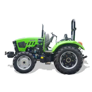 Traktor-tractor compacto 4x4, mini granja 4wd, 80hp, precio