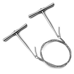 Juego de instrumentos de Neurocirugía ortopédica, alambre de sierra Gigli de acero inoxidable de 60 CM con instrumento médico de potencia Manual - Product Image 1