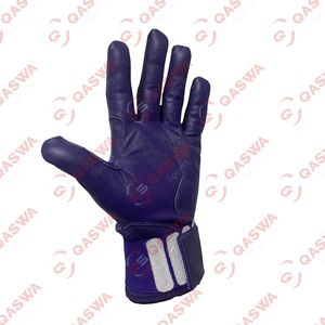 Custom High Quality Baseball Batting Gloves Men <b>Women</b> Hot Selling Customized Leather Non <b>Slip</b> Unisex Adult Velcro Closure - Product Image 6