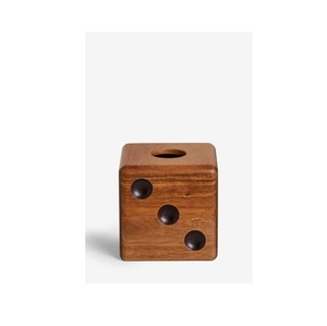 Boîte à mouchoirs en bois Style rustique Ferme Porte-mouchoirs en bois - Product Image 4