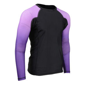 Camisetas de Compresión de Secado Rápido con Cuello Redondo y Tela Elástica en 4 Direcciones de Alta Calidad, Sublimación, Protección contra Rozaduras, MMA, BJJ - Product Image 3