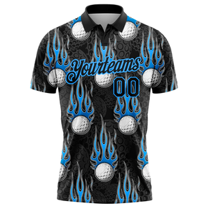 Polo à manches courtes pour homme en tricot, mélange de spandex et de polyester, respirant, extensible, décontracté, professionnel, vêtements personnalisés avec logo - Product Image 4