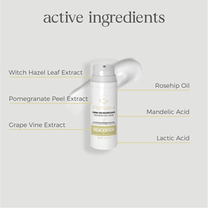 Crème visage rééquilibrante de luxe en marque propre 50ml |   Crème visage régénérante à l'acide mandélique et lactique OEM ODM - Product Image 2
