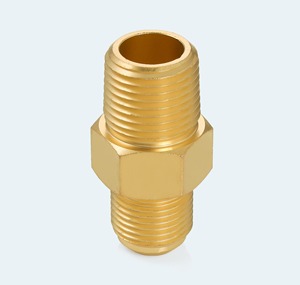 1/2 <b>inch</b> <b>x</b> 1/2 npt half union brass fitting pack of four for hvac refrigeration compressor and fuel line connections - Product Image 6