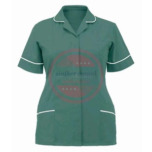 Hauts de gommage d'allaitement à manches courtes 100% gommages en polyester pour femmes et hommes - Product Image 2