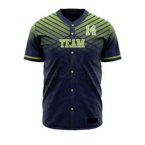 Uniforme de Béisbol Transpirable con Estampado de Nuevo Estilo, Tela 100% Poliéster, Colores y Diseños Personalizados, Precio Bajo, Alta Calidad - Product Image 4