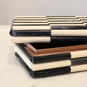 Boîte décorative en os et en corne antique, boîte en bois décorative pour le rangement, artisanat indien et vente - Product Image 1