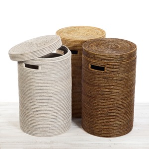 Cesto de basura de ratán natural, accesorios de cocina, cestas de basura de alta calidad, gran venta. - Product Image 4