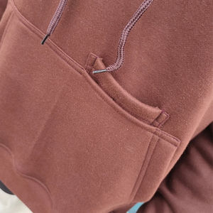 Sudadera con capucha de talla XL para hombre, sudadera 100% de algodón mezclado transpirable 3D Silicon Puff estampado sólido de gran tamaño suelto invierno - Product Image 3