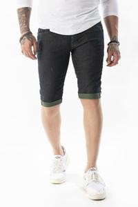 กางเกงยีนส์ขาสั้นแบบสกินนี่ของผู้ชายกางเกงขาสั้นผ้ายีนส์ซักสีคุณภาพสูงสำหรับ3D ฤดูร้อนดีไซน์ล่าสุด2022 - Product Image 4