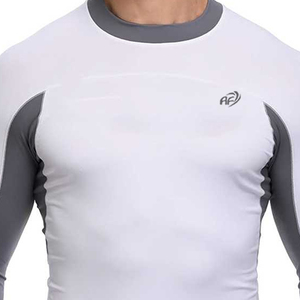 เสื้อกันผดผื่นแขนยาวสำหรับผู้ชายเสื้อกันผดผื่นพิมพ์ลายดิจิตอลแบบระบายอากาศ - Product Image 6