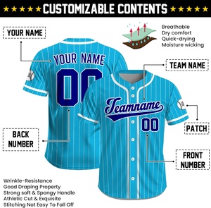 Camisetas Deportivas Transpirables Sublimadas para Hombre, Uniformes Deportivos con Botones, Diseño Digital Impreso - Product Image 2