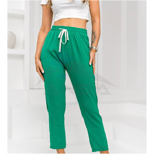Pantalones Deportivos de Mujer al por Mayor, Nuevo Color, Talla Grande, Ajustados, de Secado Rápido, Estilo Campana, Cómodos, Transpirables y Elásticos para Verano - Product Image 1