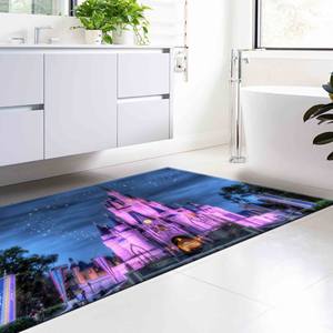 Tapis Château de Cendrillon : Tapis d'appoint antidérapant ciel étoilé, avec poils doux - Product Image 5