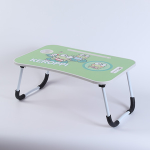 Çok fonksiyonlu ayarlanabilir ahşap alüminyum laptop standı yatak küçük masa standı çocuklar bilgisayar masası taşınabilir katlanır dizüstü bilgisayar masası - Product Image 3