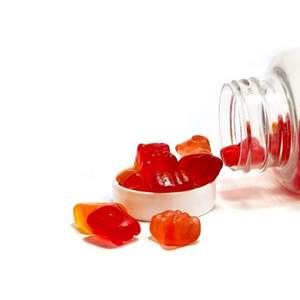 Ashwagandha รสเชอร์รี่ธรรมชาติหมากฝรั่งบรรเทาความเครียดของผู้ใหญ่ที่มีสังกะสี D2ภูมิคุ้มกันสนับสนุนสมุนไพรรูปแบบปริมาณลูกอม - Product Image 4