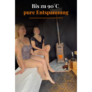 เต็นท์ซาวน่า ALMI-Flex กันน้ำสามชั้น สองห้องนอน สำหรับตั้งแคมป์กลางแจ้งสามฤดู - Product Image 3