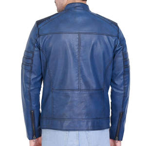 Bulk Quantity Customized Packing Men's Biker Leather <b>Jacket</b> Winter Collection Great Personality Men's Leather <b>jacket</b> for men - Product Image 4