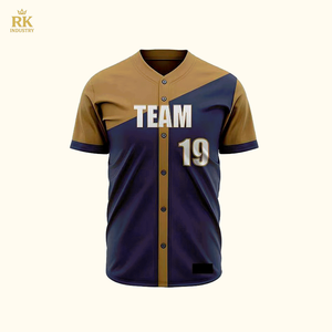Uniformes de baseball personnalisables de qualité supérieure, maillots vierges respirants, vêtements de sport de baseball, prix de gros - Product Image 5