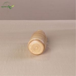 Jarrón de Mesa Enrollado de Bambú Natural Estilo Art Deco - Decoración Ecológica y Duradera para un Estilo Interior Moderno - Product Image 3