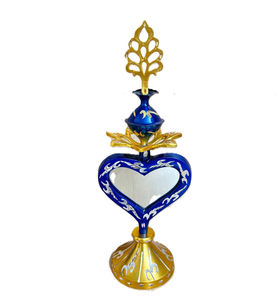 Laiton métal traditionnel religieux Eye Liner boîte Surma Dani Pots femmes maquillage stockage naturel yeux poudre brillant argent indien - Product Image 1