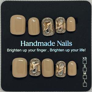 Small Sandstone Artificial Fingernails Product - Product Image 1