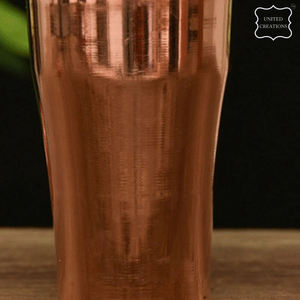 Modern Design Copper Tumbler Custom Hammered <b>Glass</b> Drinkware Wholesale Metal <b>Cup</b> - Product Image 2