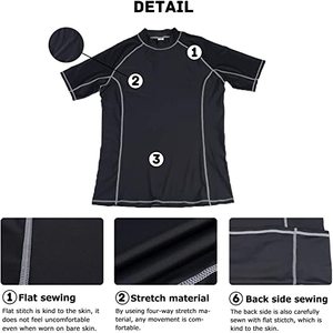 OEM Design MMA Rash Guard Compression Shirt-Respirant à manches longues Unisexe - Product Image 2