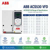 Variateur de fréquence ABB ACS530 0,75-250 kW 380 V, 0,75 kW, 22 kW, 250 kW, variateur de vitesse de moteur industriel triphasé AC