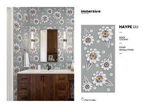 กระเบื้องพอร์ซเลนขัดเงาคุณภาพพรีเมียม ขนาด 600x1200 มม. พร้อมพื้นผิวลายหิน สำหรับพื้นที่ที่ต้องการความหรูหราและตกแต่งภายในสไตล์ร่วมสมัย - Product Image 5