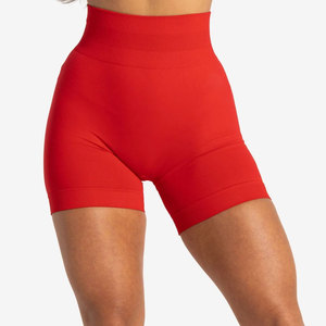 Wholesale KATBROS INDUSTRY Custom Made OEM Women Gym Shorts Breathable Elastic Waist Mid Rise Polyester/Nylon Customized - Product Image 5