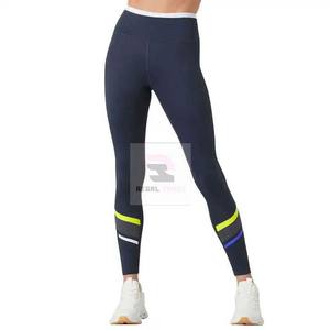 Mallas de yoga deportivas para mujer de alta calidad Tela de punto de cintura alta personalizable Cómodas y elegantes - Product Image 3