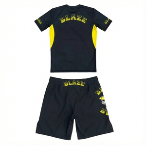 Conjunto de Uniforme de Boxeo Personalizado para Hombre, Camiseta de Compresión + Pantalones Cortos Elásticos, Transpirables y de Secado Rápido para MMA, Jiu Jitsu y Grappling - Product Image 2
